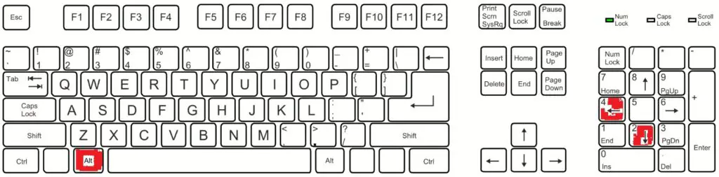 Jak napsat hvězdičku (*) na klávesnici pomocí ASCII kódu Alt + 42
